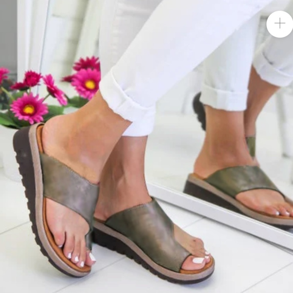 Women low heel open toe casual sliver sandals